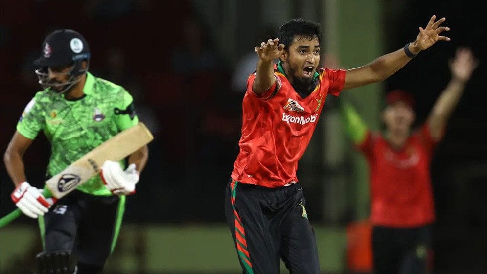 তানজিম সাকিবের দুর্দান্ত বোলিংয়ে জয় পেল গায়ানা