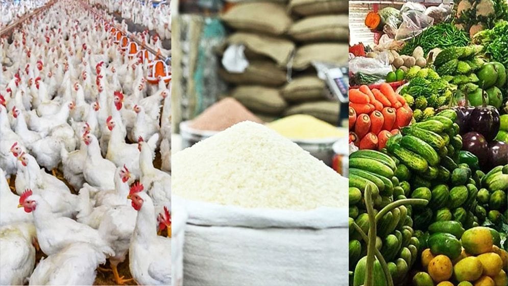 সবজিতে স্বস্তি, মুরগি ও চালের বাজার চড়া