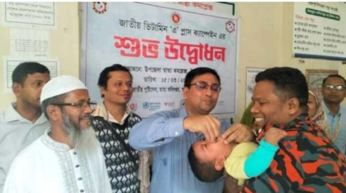 জৈন্তাপুরে জাতীয় ভিটামিন-এ প্লাস ক্যাম্পেইন এর শুভ উদ্বোধন