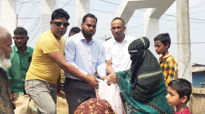 জুড়ীতে পবিত্র রমজান ও ঈদ উপলক্ষে ভি জি এফ এর চাল বিতরণ