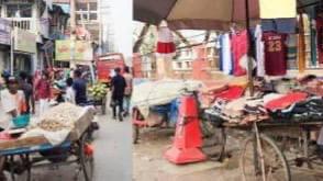 ফুটপাত দখলমুক্ত করে আবার ও দখলে