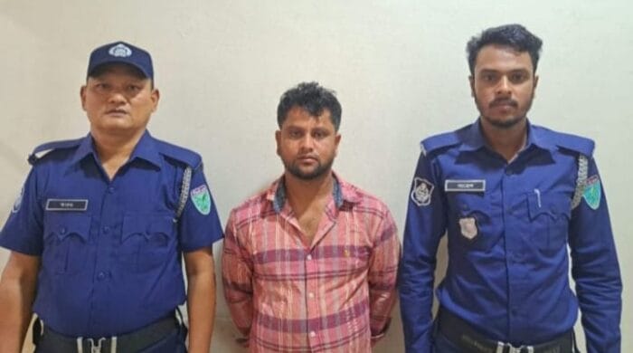 মাধবপুরে ৫ বছরের সাজাপ্রাপ্ত আসামী গ্রেফতার